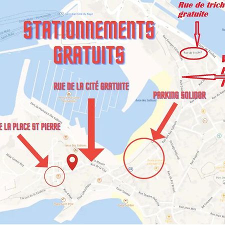 Appartement vue sur mer et sur intra muros st Malo ferry et commerces à 100 m Saint-Malo Exterior foto
