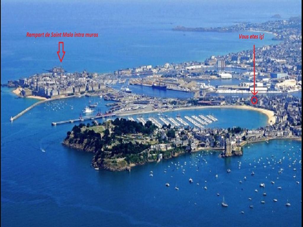 Appartement vue sur mer et sur intra muros st Malo ferry et commerces à 100 m Saint-Malo Exterior foto