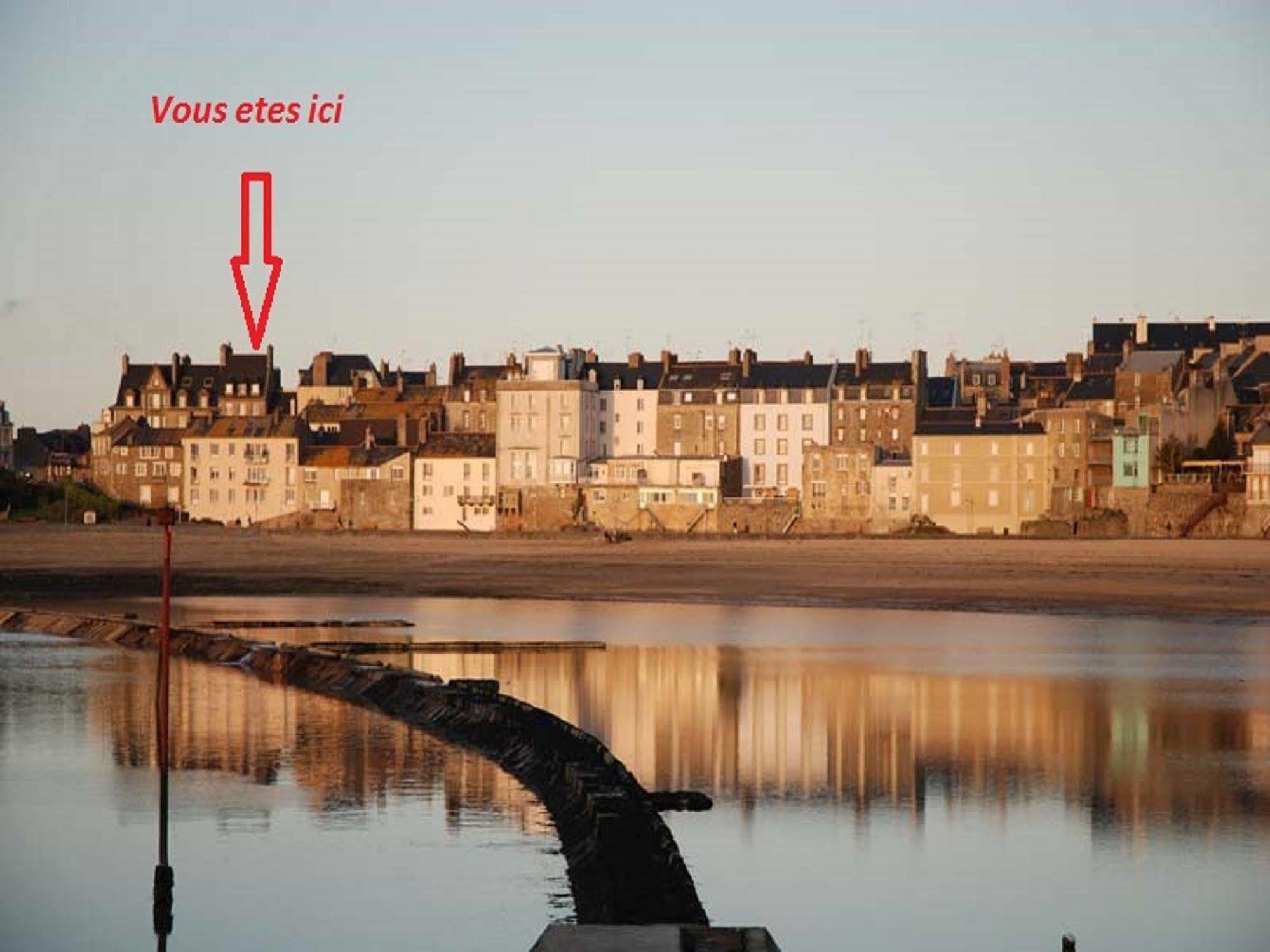 Appartement vue sur mer et sur intra muros st Malo ferry et commerces à 100 m Saint-Malo Exterior foto